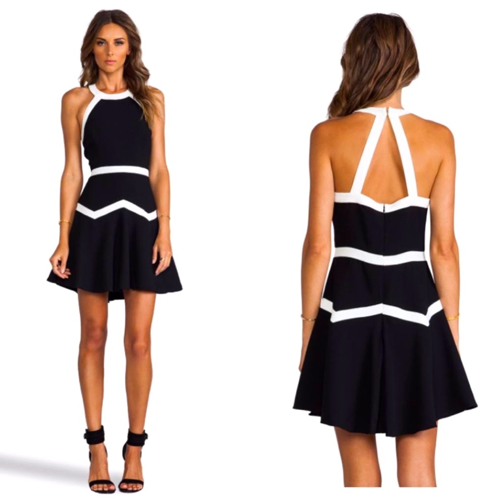 Parker Rogue Dress in Black & White